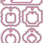 Stanz- und Prägeschablonen - "Etiketten"