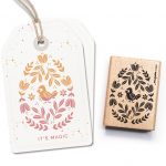 Motivstempel - Blüten Osterei