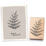 Motivstempel - Farn groß