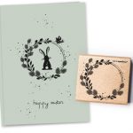 Motivstempel - Frühlingskranz