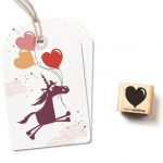 Motivstempel - kleiner Herzluftballon