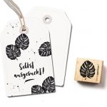 Motivstempel - Monsterablatt klein