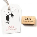 Motivstempel - Schön, dass es dich gibt