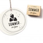 Motivstempel - Sommer im Glas
