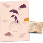 Motivstempel - Konfetti Regenbogen groß