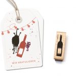 Motivstempel - Flasche