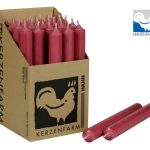 Stabkerze - 180 x 22 mm (Altrosa)